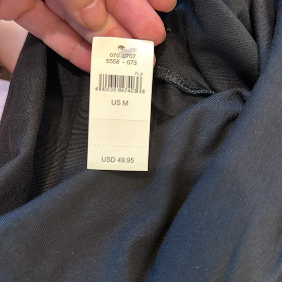 NWT OFFLINE By Aerie OG Black Foldover High Waisted Super Flare Legging (M) - Picture 10 of 10